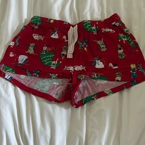 christmas pj shorts